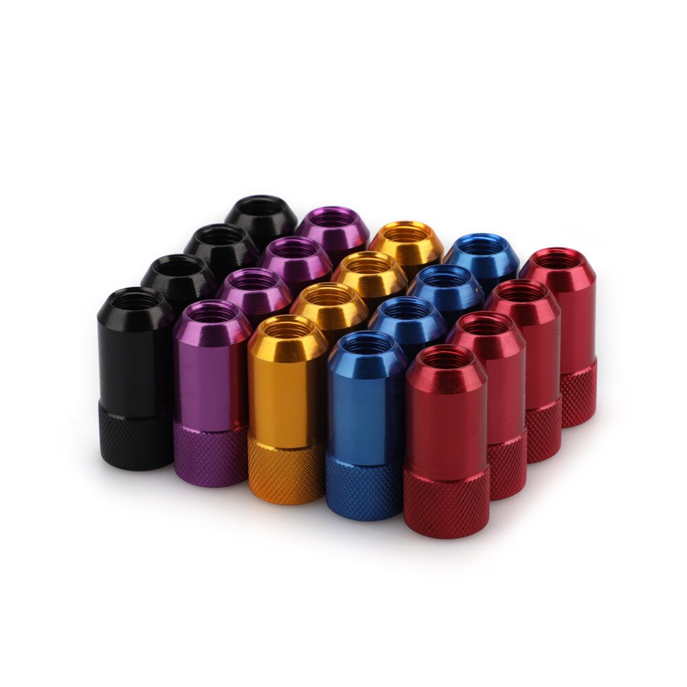 Sales Car Modified Wheel Hub Nut 7075-T6 Aluminium Alloy Universal M12x1. 5 Wheel Hub Screw Nut