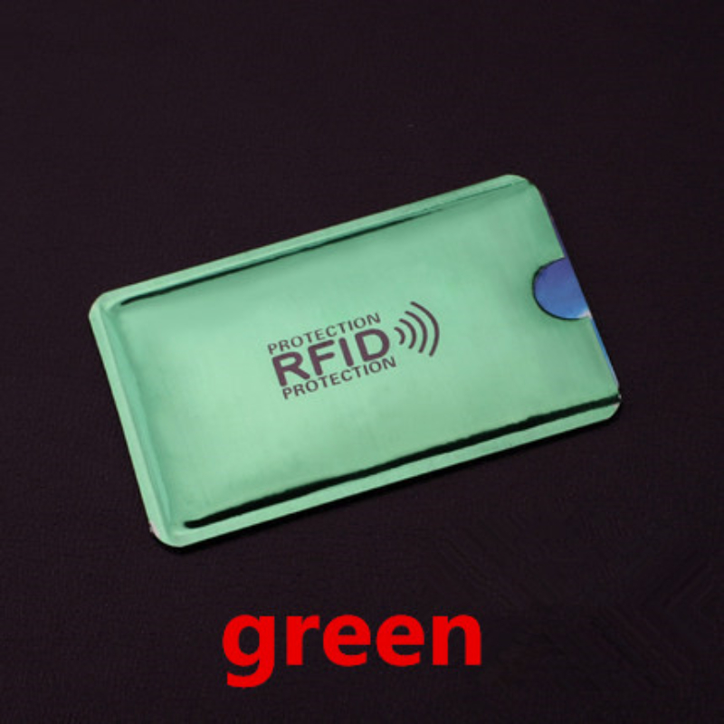 10 stücke Anti Rfid Kreditkarte Halfter Blockierung Leser sperren Blocker Bank Karten Schutz Abschirmung Tasche Bunte Anti-diebstahl karte fallen