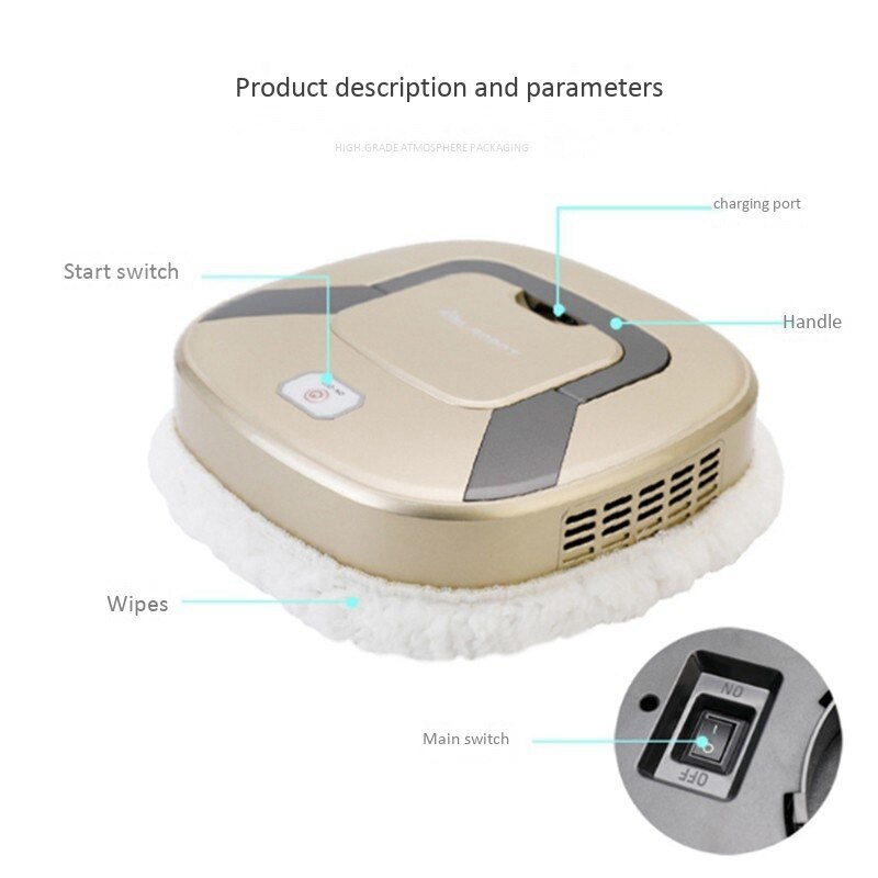Vaccum Cleaner ing Robot Multifunctional Robot USB Charging Wireless Wet Dry Floor Dust Collector