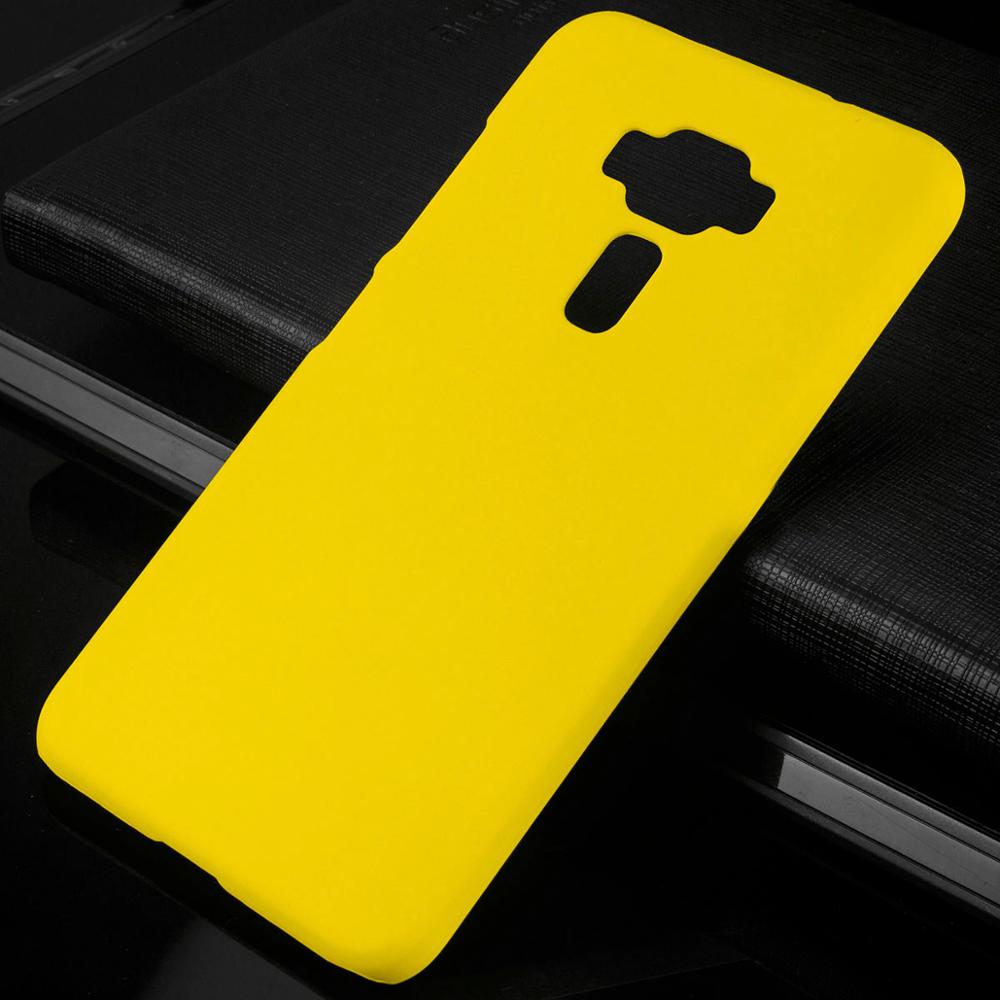 Matte Plastic Coque Cover 5.2For Asus Zenfone 3 Ze520Kl Case For Asus Zenfone 3 Ze520Kl Phone Back Coque Cover Case: Yellow