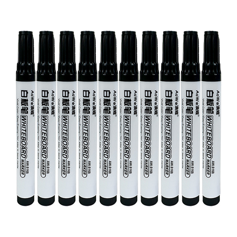 Suddbar Magnetisk Whiteboard Penna - 13.3cm - 10 Pennor/Box - Skola Kontor Konst: Lila