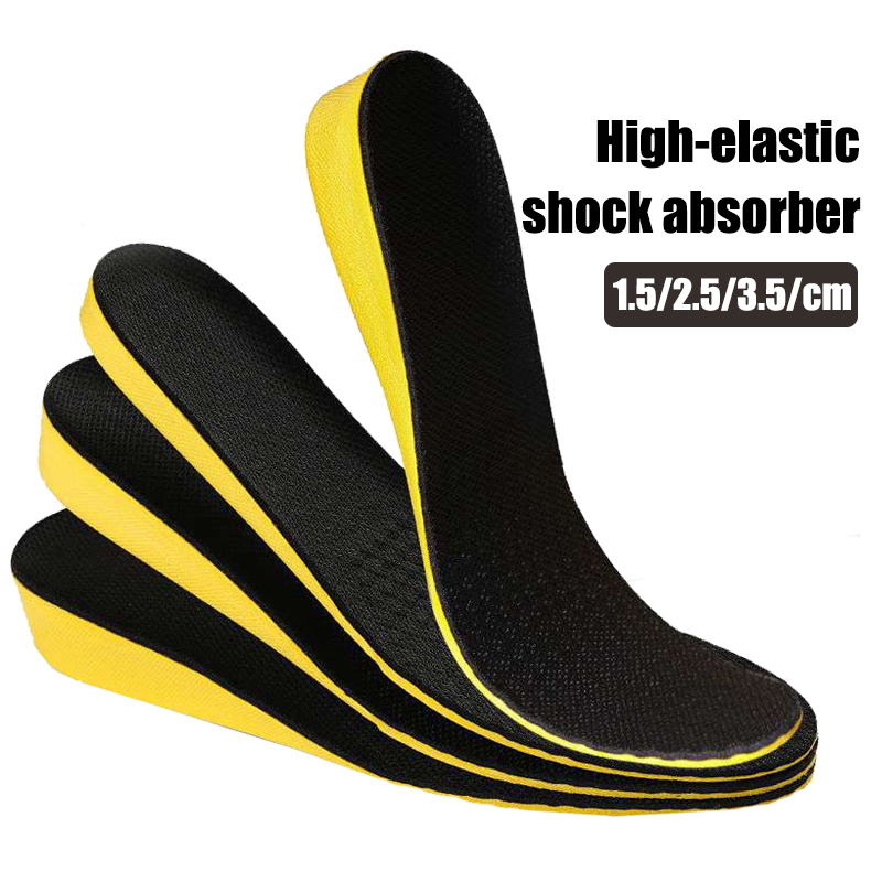 Semelles de Sport respirantes pour hommes et femmes, rehausseur de taille réglable, coussin de soins des pieds,