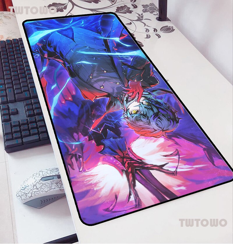 Alfombrilla para ratón de Persona 5, 900x400x2mm, alfombrilla de ratón de ordenador para Gamer,: 1 / Size 900x400x2 mm
