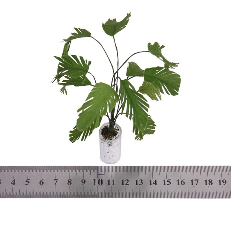 1/12 zielona bananowa biała butelka Lalka Dom miniaturowe akcesoria ogrodowe