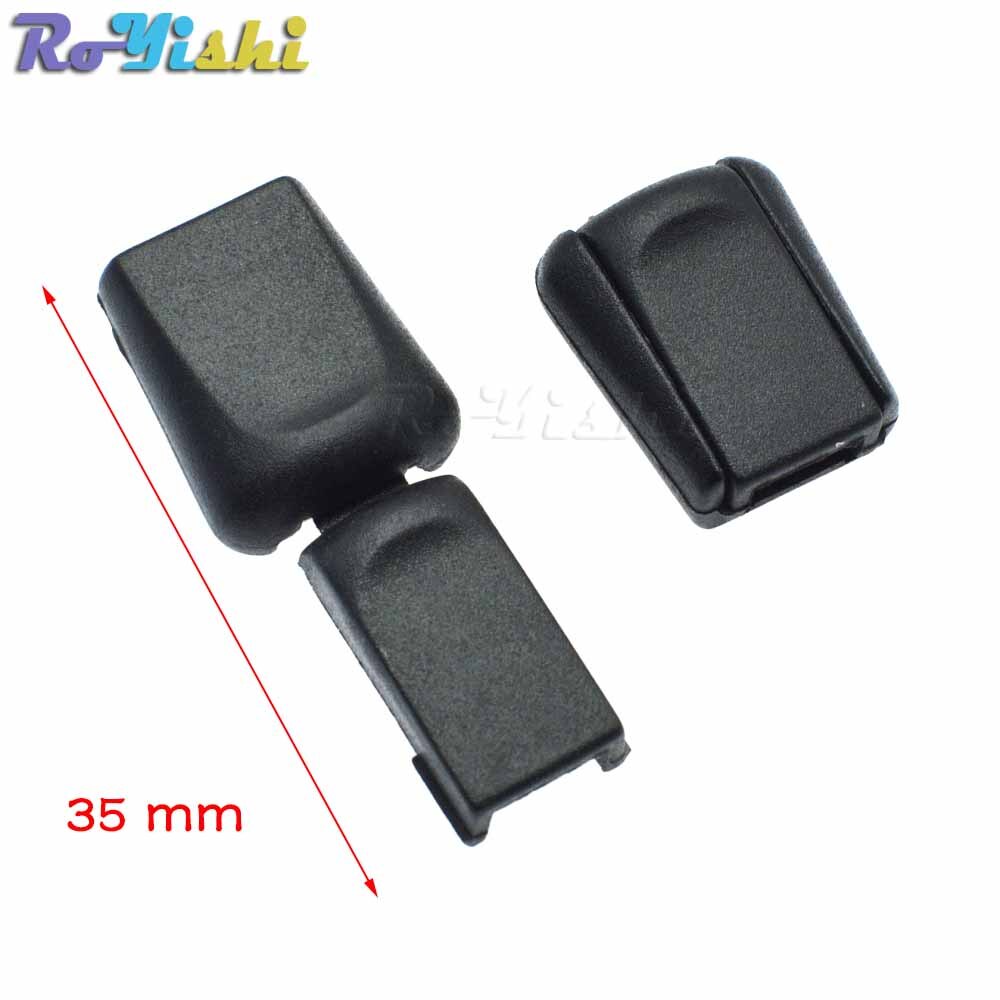 1000pcs/pack Zipper Pull Cord Ends For Paracord &amp; Cord Tether Tip Cord Lock Plastic Black