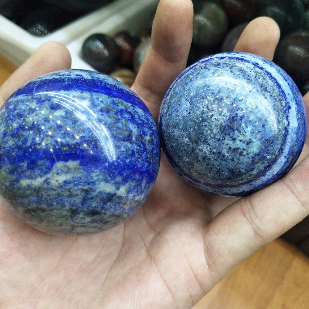 50-60mm natuurlijke lazuline crystal bal huishouden decoratie bal waarzegger energie bal