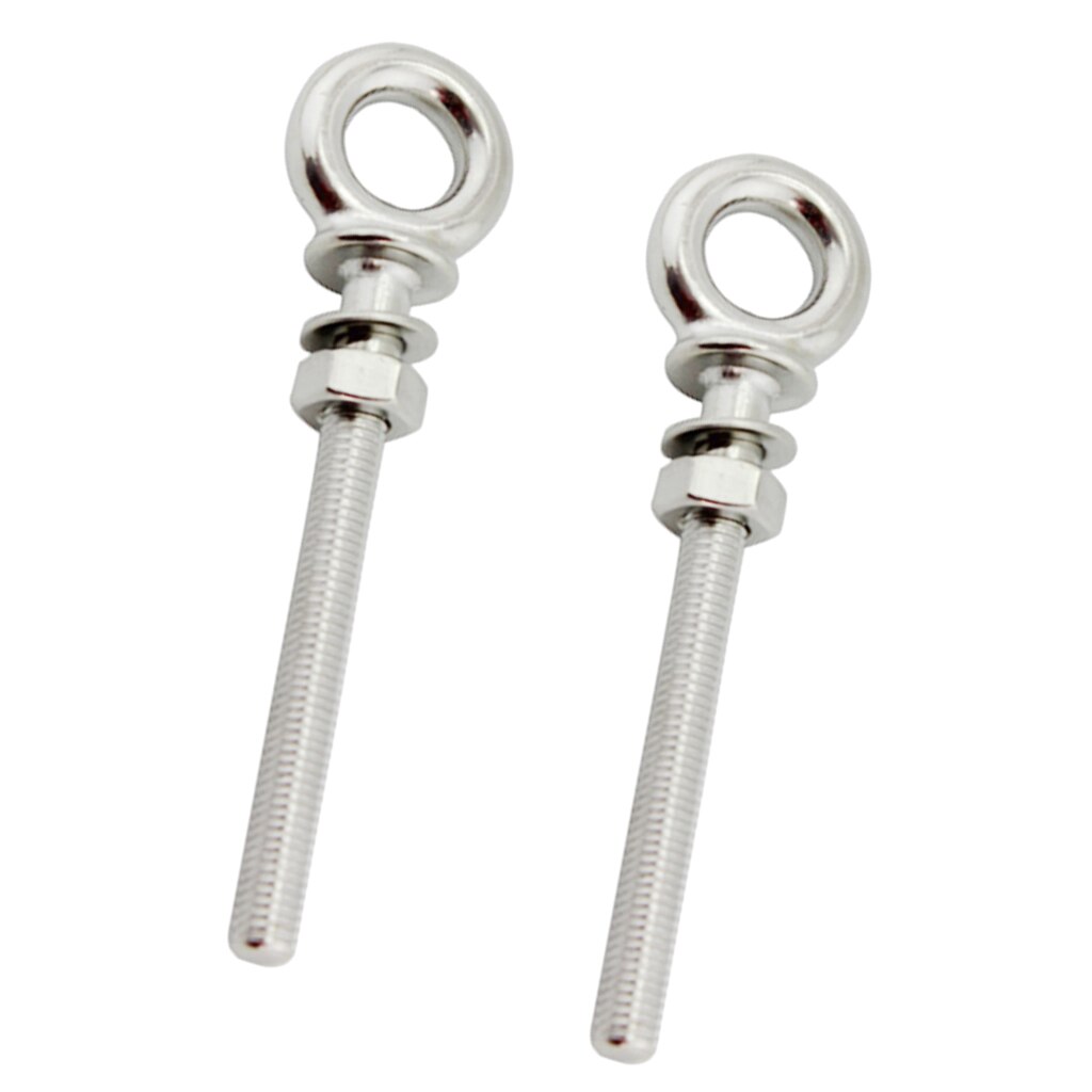 Verstellbarer Edelstahl-Haken Mit M8 Gewinde – 19,3 Cm Lang, Für Spanngurte & Befestigung