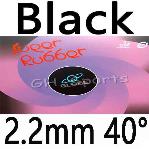 Globe 999 Super Tafeltennis Rubber Met Japanse Spons Pips In Voor Ping Pong Racket Paddle: black 2.2mm H40