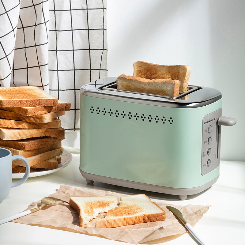 DSL-C02A1 Green Multi-functional Breakfast Toaster Toaster Mini-toaster