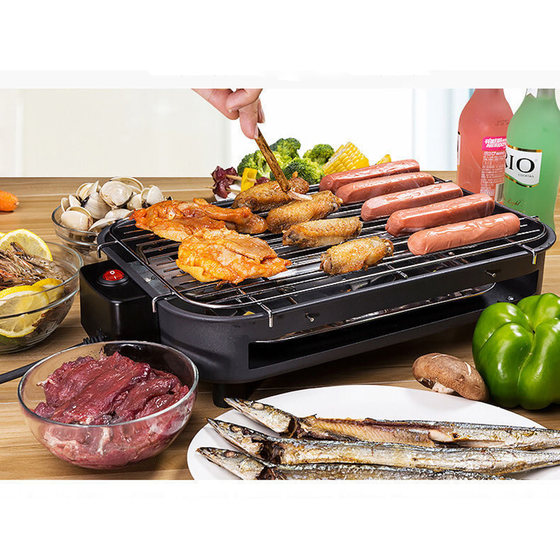 Multi-function Electric Grills Home Baking Pan Smokeless Teppanyaki Barbecue Electric Griddles 220V Indoor BBQ machine