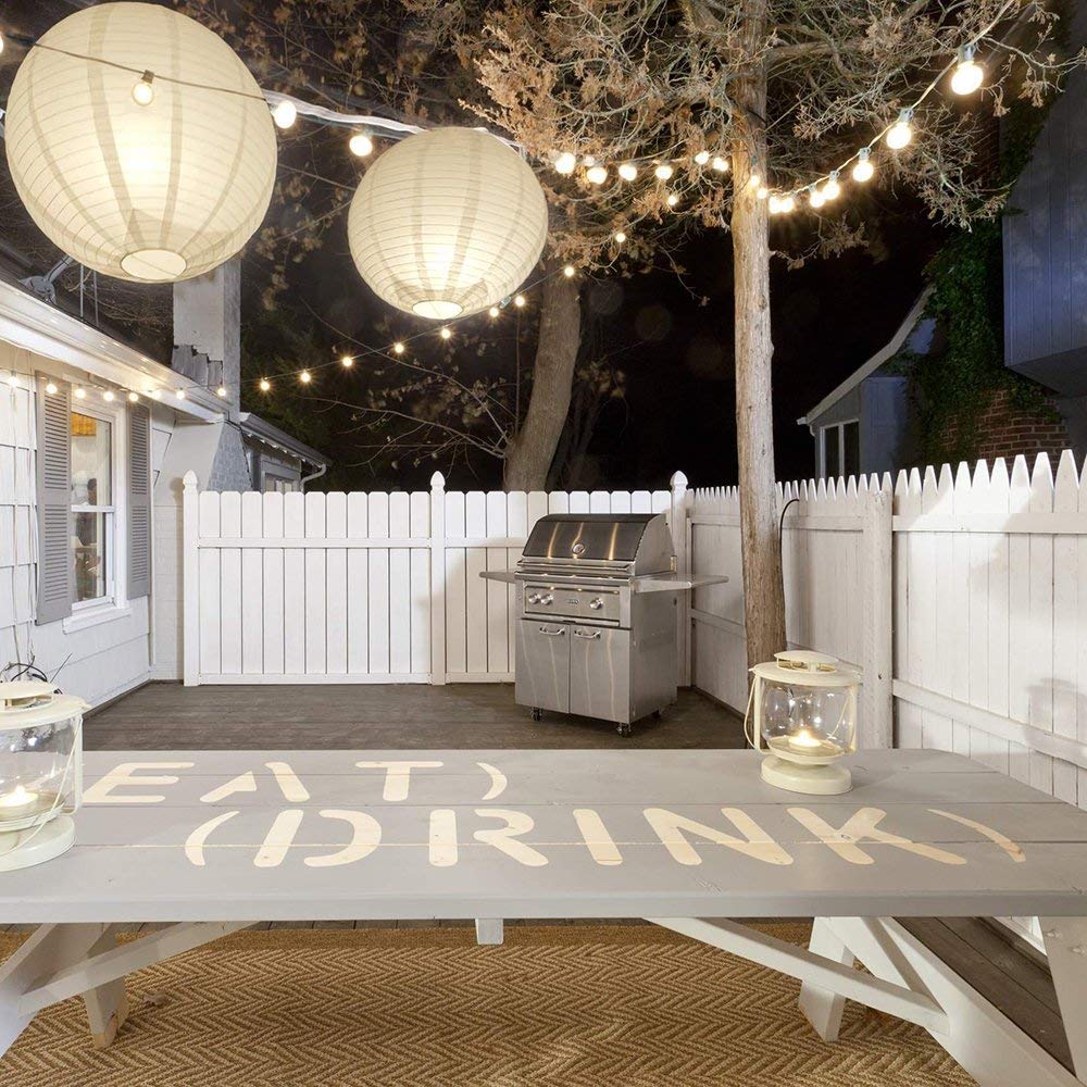 LED Garden Lights 2.5M 5M LED Solar Lawn Lamp LED Globe Bulb String Light Solar / 220V Powered Outdoor Home Lighting Decoration