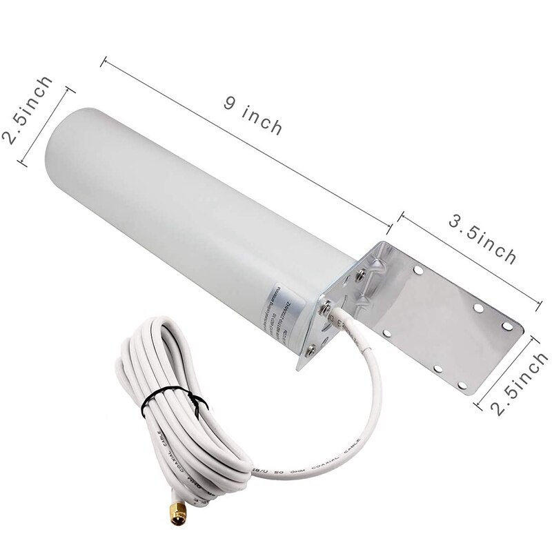 High Gain 10DBi 3G4G LTE Omni-Directional Outdoor Fixed Mount Antenna for Mobile Cell Phone Signal Booster 4G LTE Router
