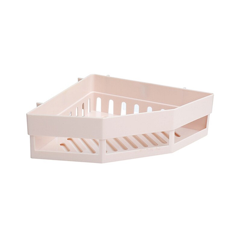 Badkamer Plank Lijm Opbergrek Hoek Houder Douche Gel Shampoo Mand: Licht Geel