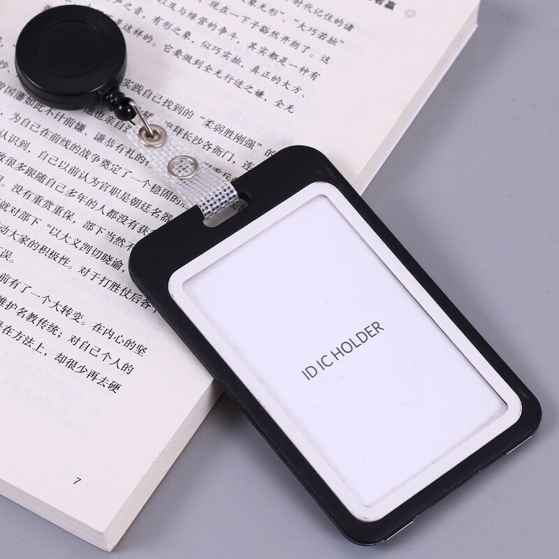 1 Piece Retractable Nurse Badge Holder Business Worker ID Card Holder Exhibition ID Clip Keychains: 3