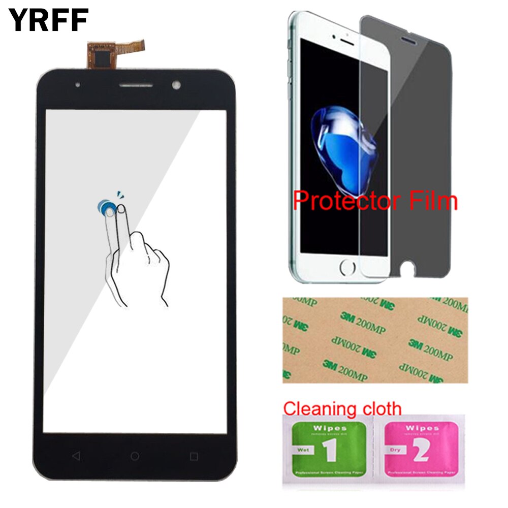 5.0 ''Touchscreen Für Scheitel Beeindrucken Glück Touchscreen Digitizer Tafel Vorderseite Glas Sensor Werkzeuge Protecotr Film Klebstoff: Schwarz Nein Werkzeug
