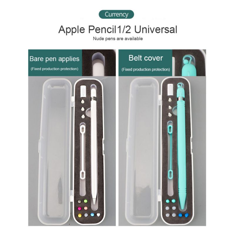 Draagbare Draagtas Houder Case voor Apple Potlood 1/2 Sleeve Pouch Cover voor Apple Potlood/Pen Stylus Pennen