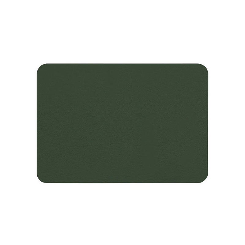 Simple Solid Color PU Leather Mouse Mat Anti-slip Waterproof 25*21cm Mouse Pad School Supplies Office Accessories: Coffee