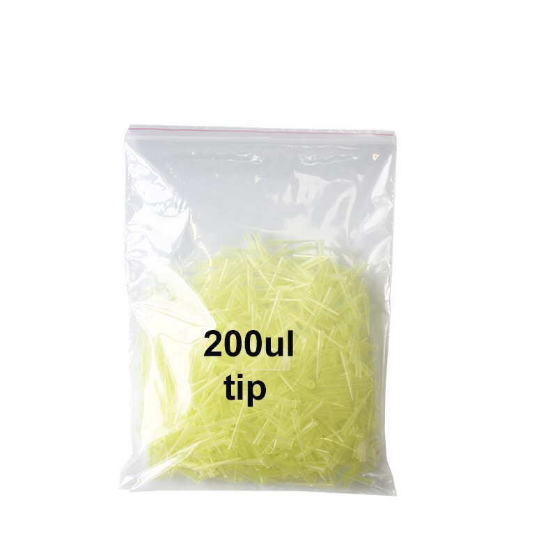 1000 stk lab engangs pp gul 200ul pipettespisser