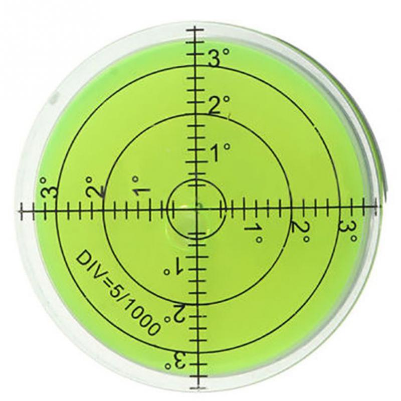 Bubble Degree Mark Surface Level Circular Measuring Instrument Kit Easy Read Bubble Crystal Transparent High Light Transmittance