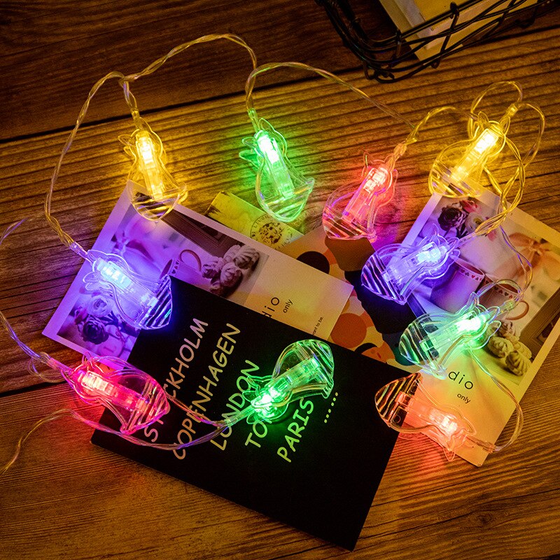 3m 10m LED String lights Card Photo Clip Holder Fairy Garland For Christmas Year Birthday Wedding Party Decoration lamp Deco