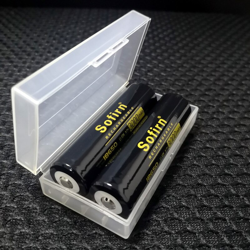 Sofirn 18650 3000mAh Battery Discharge 3.7V HD Cell NCR18650B Li-ion Rechargeable 18650 Batteries for Torch /Flashlight/Toys