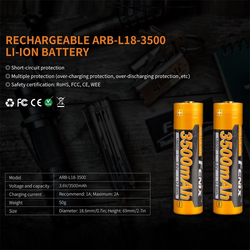 Fenix sind-X11 Ladung Bausatz Charing Bausatz Clever Batterie Ladegerät 5V USB Ausgang Intelligente Batterie ARB-L18-3500