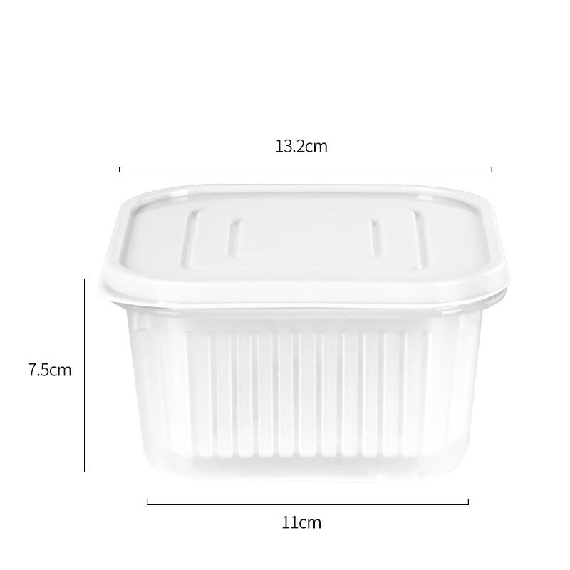 PET Plastic Food Containers Transparent Stackable Dry Food Storage Box Kitchen Spaghetti Noodles Sealed Containers: Yellow