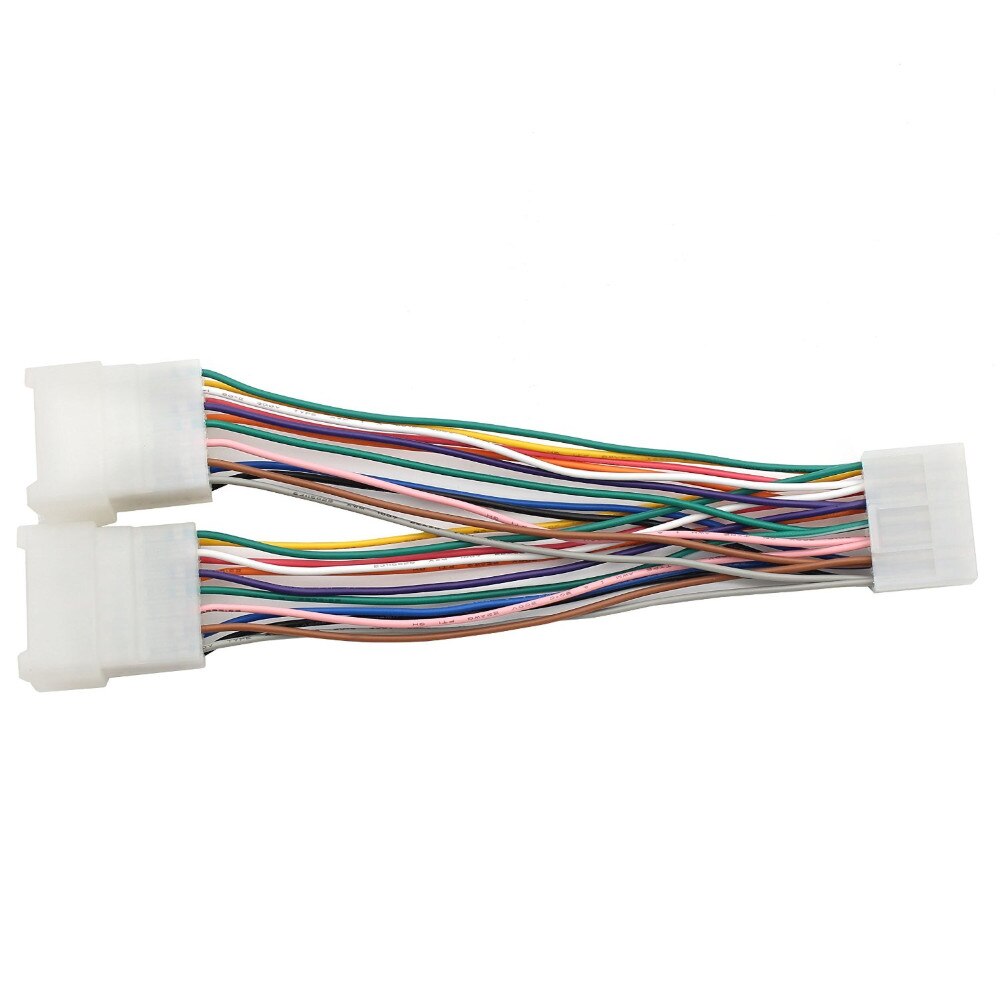 Auto CD MP3 Speler Splitter/Y kabel Retentie Y Harnas Interface Aux Adapter Y-Kabel Fit voor Toyota (5 + 7) camry connector QX995