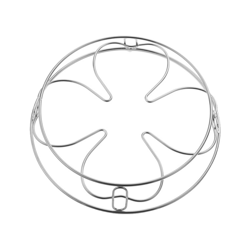 Stainless Steel Steam Rack Pan Cooking Stand Cookware Heavy Duty Steam Rack: Silver