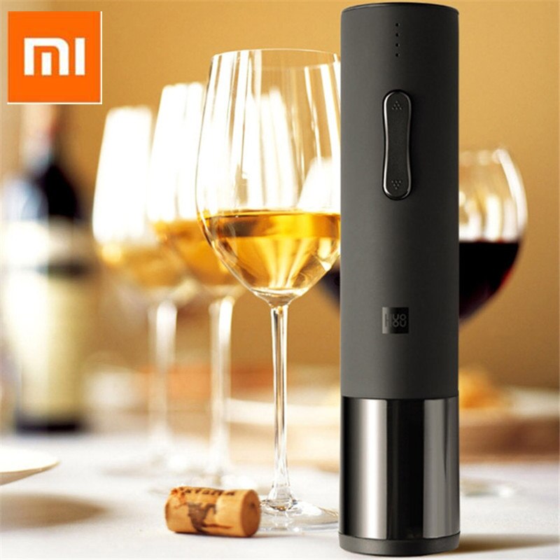 Xiaomi Mijia apribottiglie automatico per vino decantatore tappo cavatappi elettrico taglierina per lamina sughero strumento: vino bottle opener