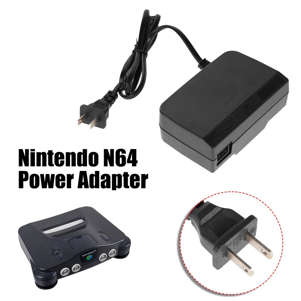 Voor Nintendo N64 Ac Adapter Oplader Nintendo 64 Us Regelgevende Power Adapter Voeding Cord Opladen Lader Voeding