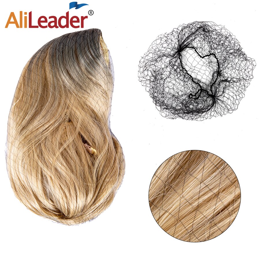 14/20/24Inch Durable Nylon Hair Net For Hair Bun Hair Hairstyle Tool Black Invisible Elastic Edge Mesh Hair Styling Hairnets