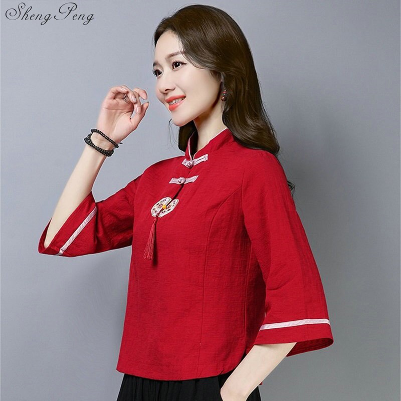 neue Traditionelle chinesische kleidung Seetang anzug cheongsam oben damen elegante Orientalischen frauen Spitzen G149: 2 / L