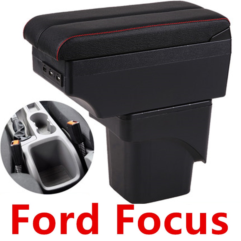 Voor Ford Focus 2 Mk2 Armsteun Doos Centrale Winkel Inhoud Doos Met Usb Interface