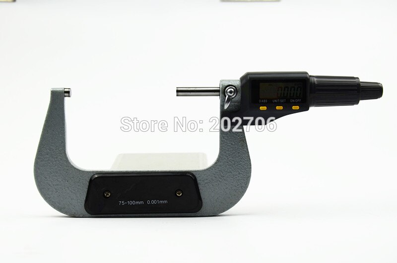 Digitales Tiefenmikrometer 0-100 Mm – IP65, 0,001 Produktbild-Vorschau 3