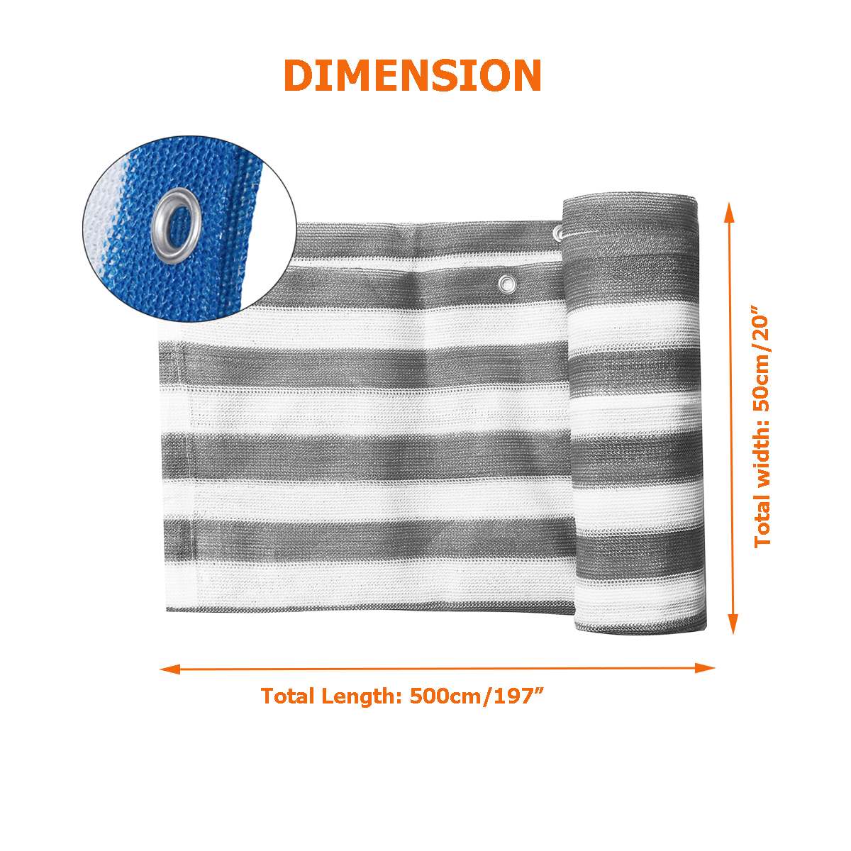 Balcony Cloth Cover Anti UV Privacy Screen Fence Sunshade Garden Fence Gardening Balcony Sun Shade Sail Awning Canopy