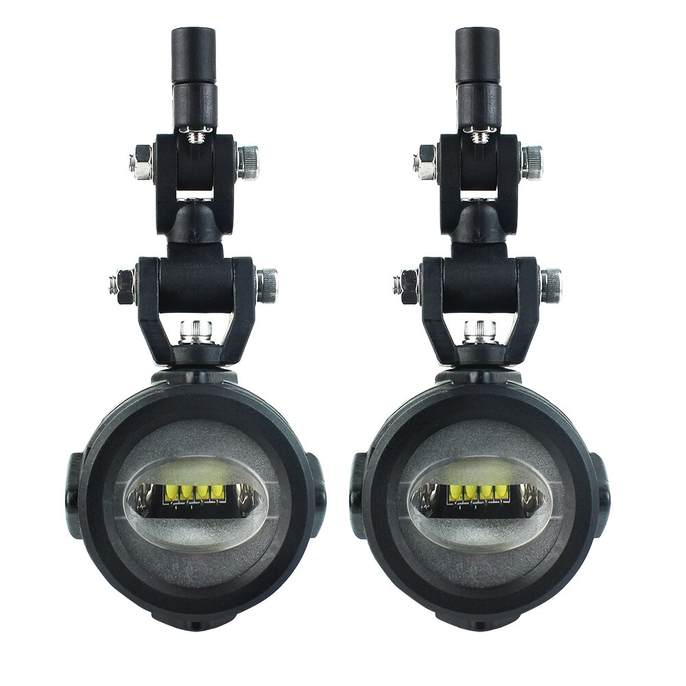 Faros antiniebla auxiliares para motocicleta, luz led con soportes delanteros para modelos BMW R1200Gs Adventure LC F650GS F800GS F700GS: Light