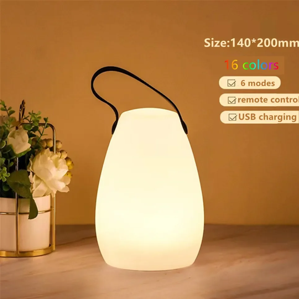 Kleurrijke Draagbare Tuya App Afstandsbediening Rgb Led Outdoor Waterdichte Camping Boek Lamp Sfeer Licht Feest Decoratie Licht Licht: Bruin
