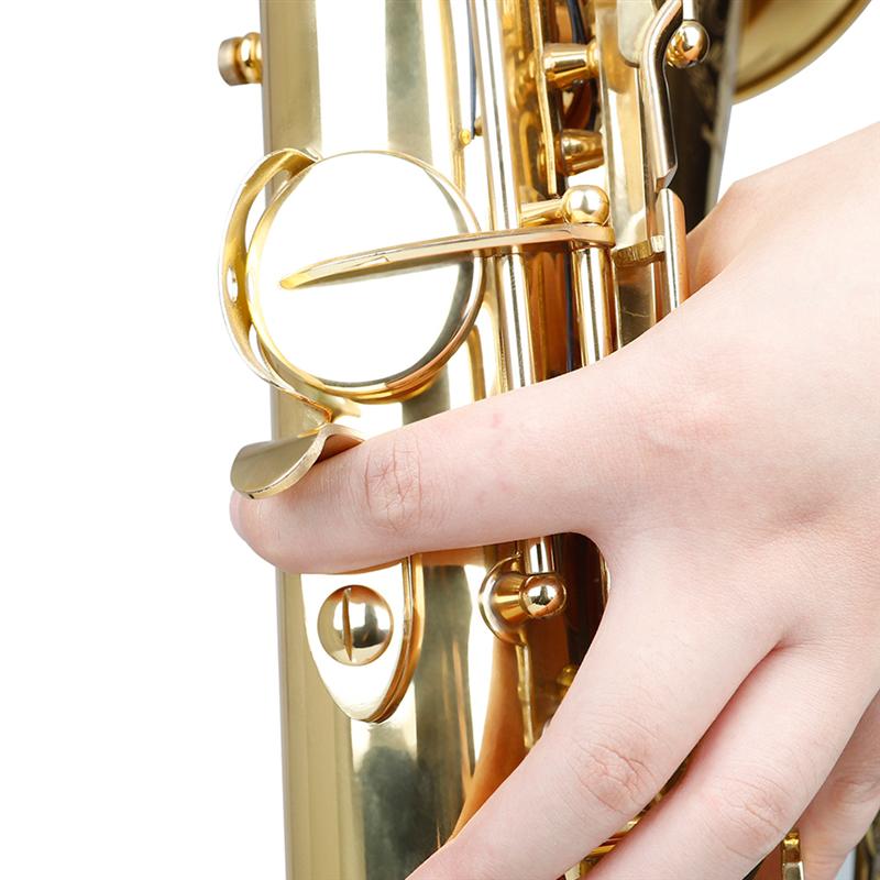 Practical Saxophone Thumb Rest Cushion Universal Metal Thumb Protectors