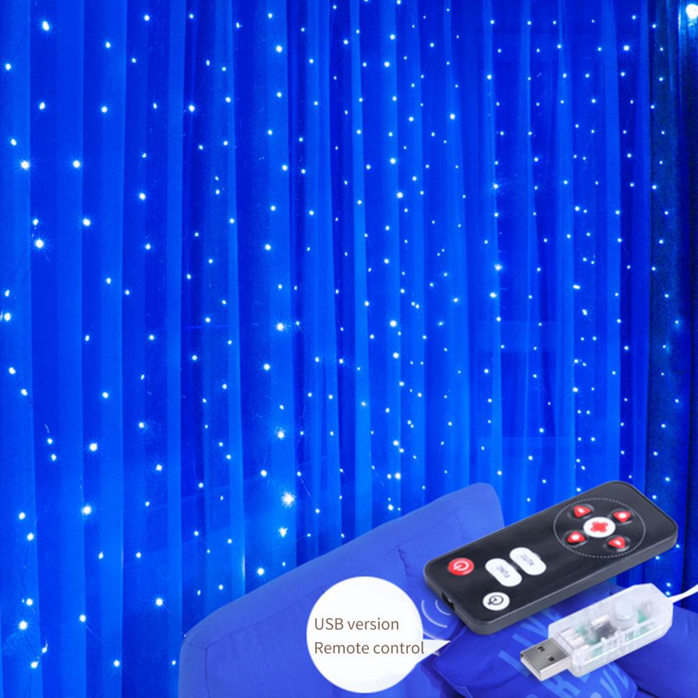 LED String Lights Street Fairy Lights Remote Control Waterproof Outdoor Christmas Garden Wedding Party Decor