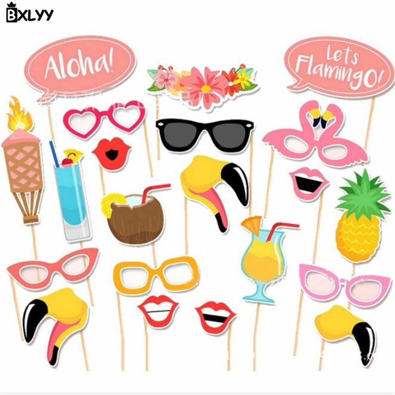 Bxlyy år dekorationer handhållna papper selfie foto rekvisita bröllop dekoration födelsedagsfest tillbehör jul  .8