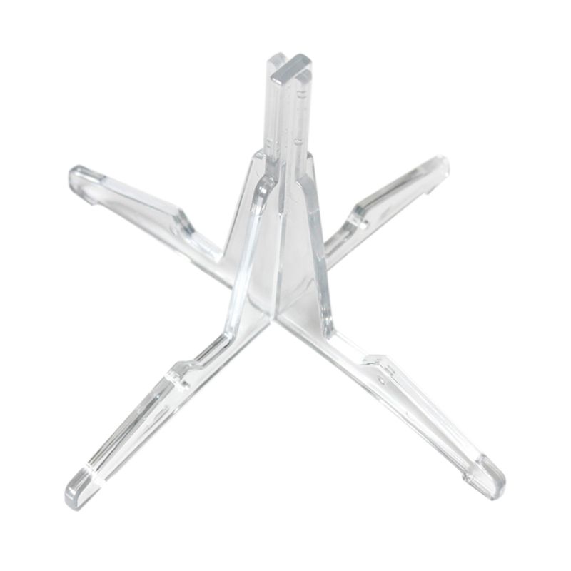 Transparant Klarinet Stand Beugel Rekken Draagbare Plastic Frame Houder Opvouwbare Klarinet Stand Y51D