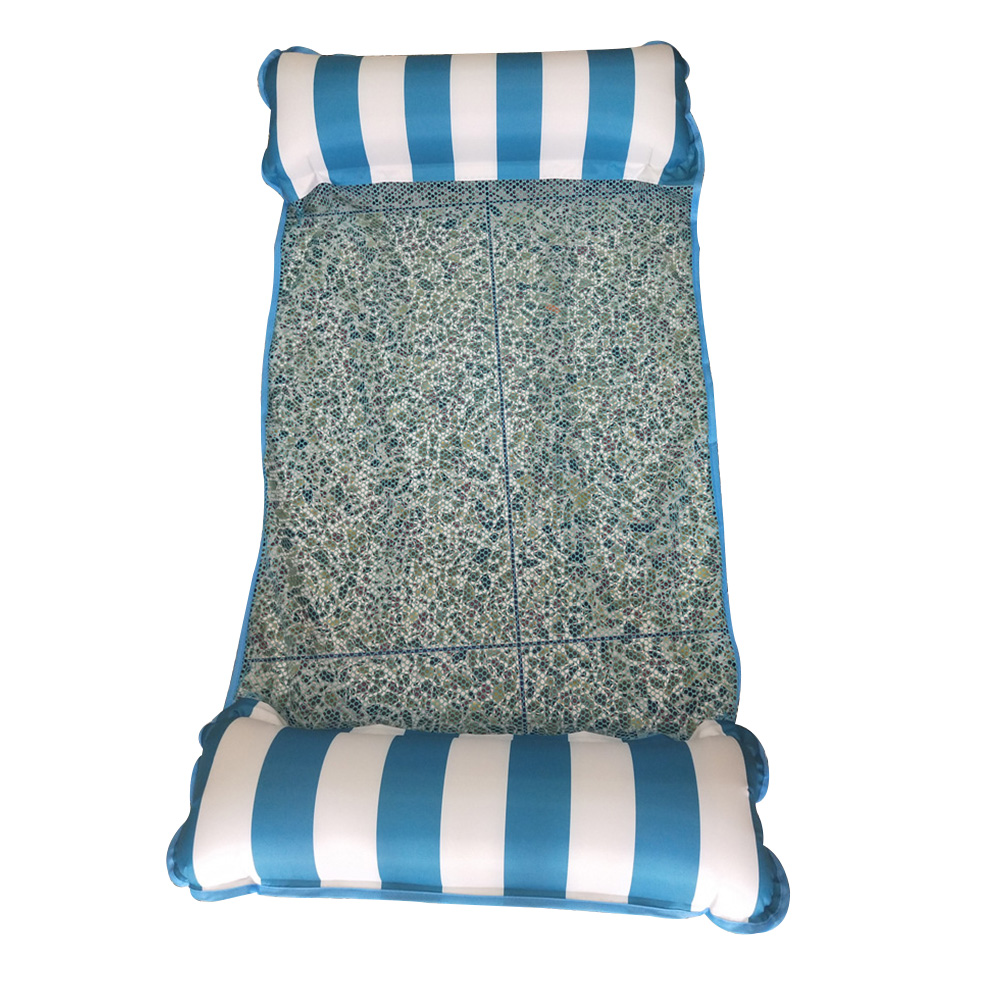 Saddle Bed Air Mattress Lounge Chair Party Swimming Pool Foldable Floating Toy Beach Drifter Inflatable Hammock Multi-Purpose