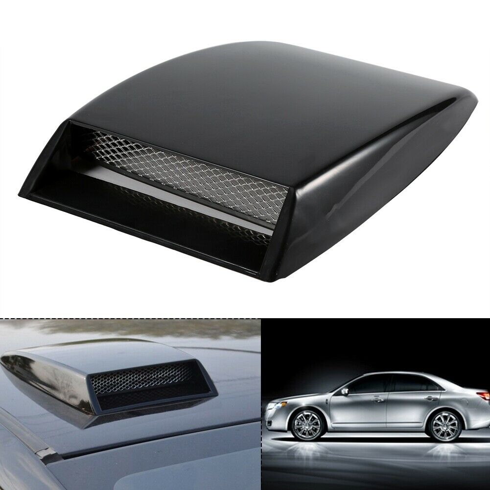 Universal Deluxe Car Self adhesive Front Engine Hood Bonnet Vents Hood Air Flow Intake Scoop Turbo Outlet Cover Car Accessories