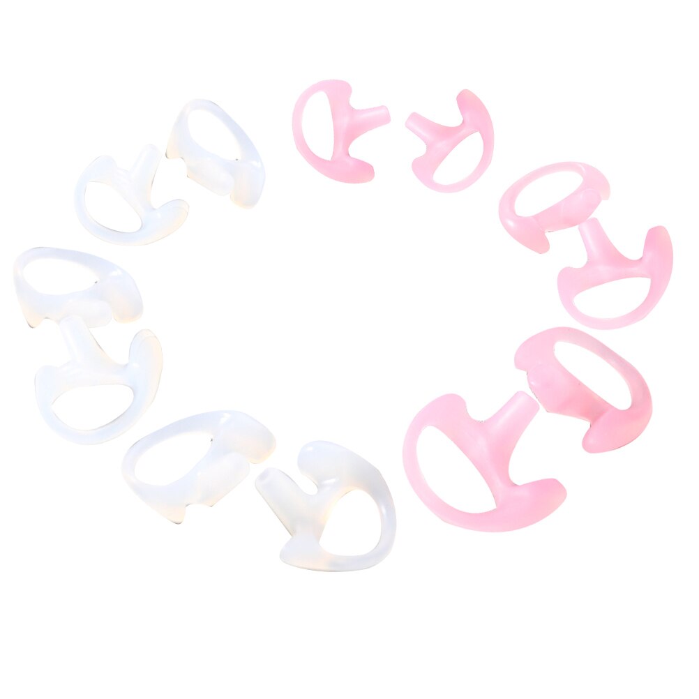 2Pcs Ear Molds Soft 2-Way Radio Earmold Replacing Earpiece Insert For Acoustic Coil Tube Audio Kits Headphone Accessories