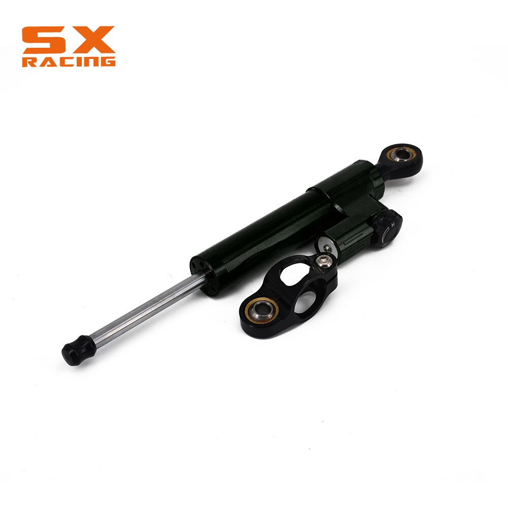 Motorcycle Steering Damper Stabilizer Bracket For DUCATI 696 796 795: All Black