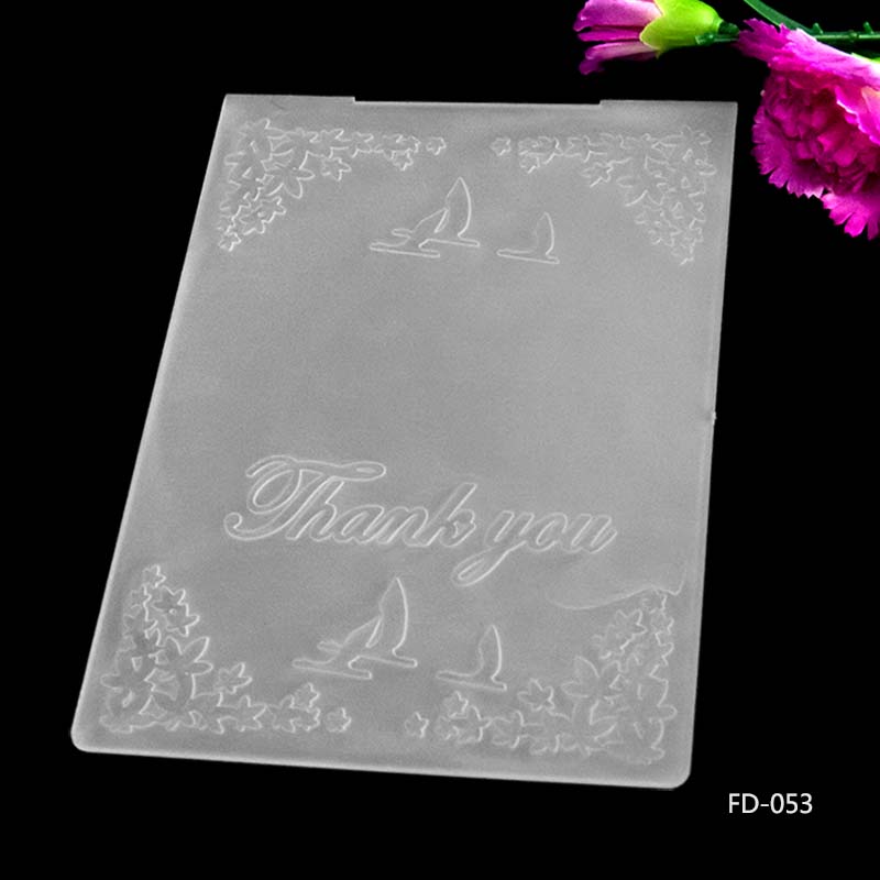 The Embossing Plate Scrapbook Circular DIY Paper Cutting Dies Scrapbooking Plastic Embossing Folder