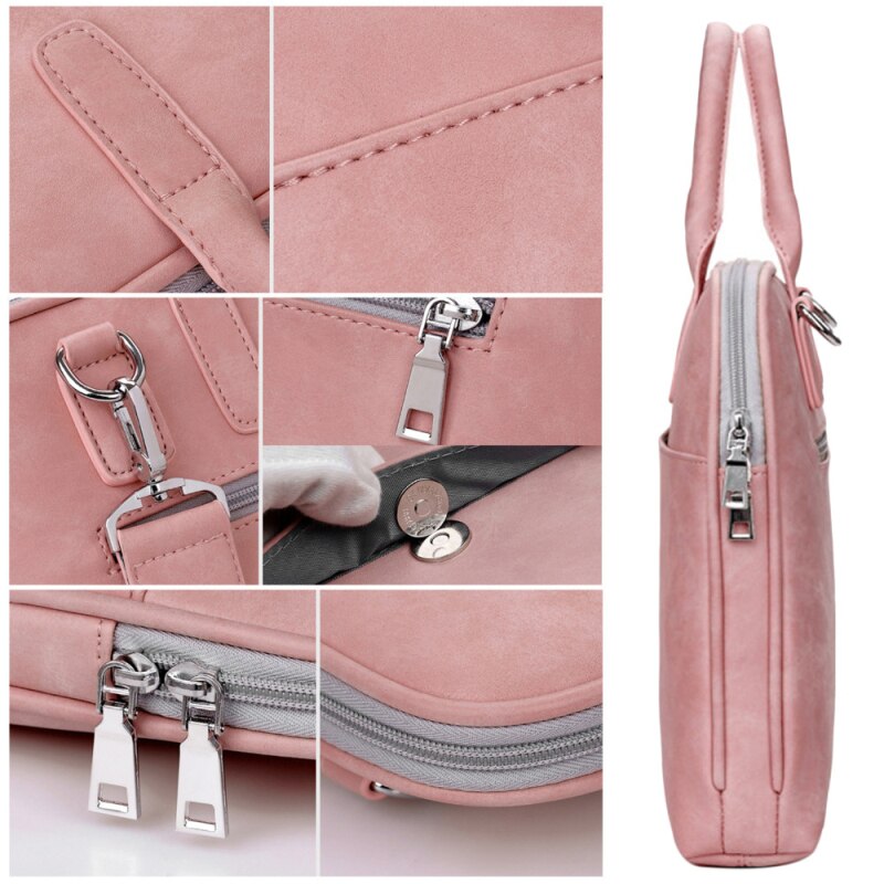 Maletin Mujer 13 14 15 15.6 Inch Laptop Bag Women Mala Computador Senhora Business Bag for Women Office Notebook Tablet Bag