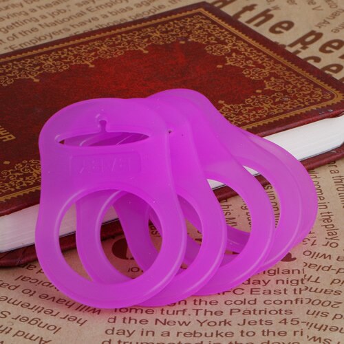 5Pcs Multi Colors Silicone Baby Dummy Pacifier Holder Clip Adapter for MAM Rings U50F: hot pink