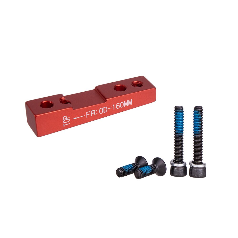 Ultralight Racefiets Schijfrem Platte Mount Adapter Fiets Schijfrem Adapter Legering Beugel Voor 140 160Mm Rotor Fietsen onderdelen